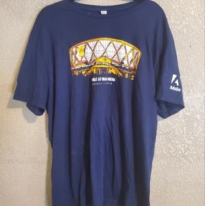 Gently worn men's golden state warriors T-shirt